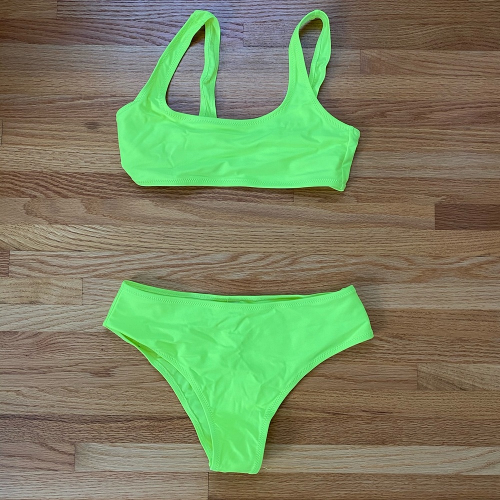 Neon bikini set... size small